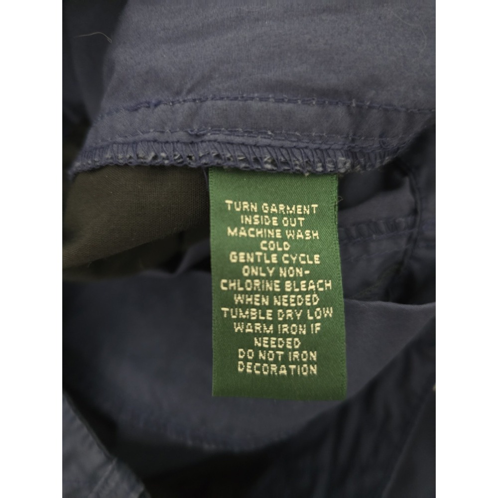 VTG Lauren Jeans Co Ralph Lauren Navy Nautical Cargo Capri Pants Womens Sz 16 - Picture 6 of 6